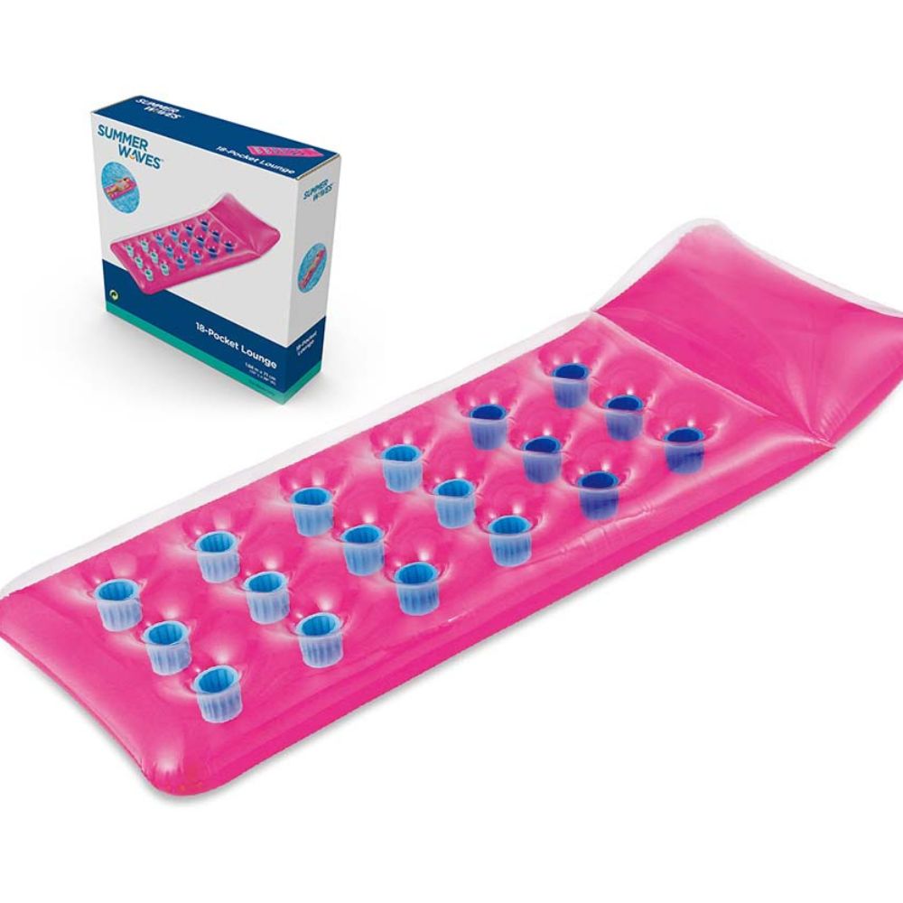 Colchoneta hinchable playa, colchoneta hinchable piscina, colchoneta con 18 agujeros.