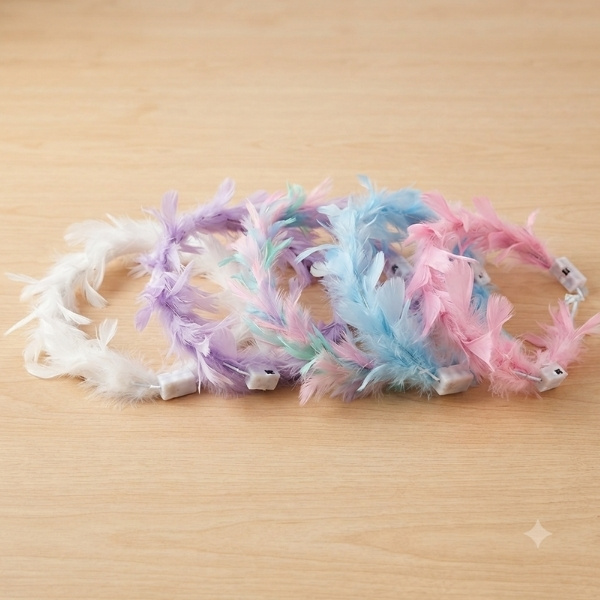 Diadema LED de Plumas - Imagen 7