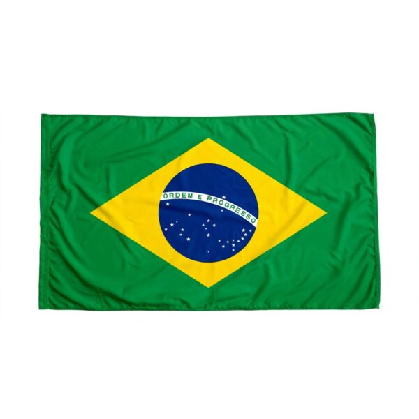 Bandera de Brasil 150 × 90 cm | Decoración y Eventos