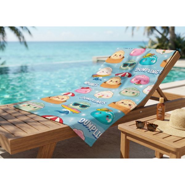 Toalla infantil Dumplings 70 × 140 cm - Imagen 8