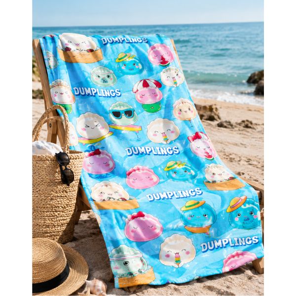 Toalla infantil Dumplings 70 × 140 cm - Imagen 2
