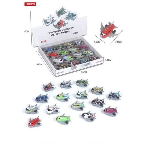 Avión de Juguete Modelo Alloy Cartoon (7.5 cm) - Imagen 4
