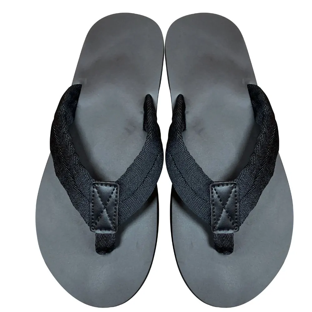 Chancla negra dedo tela 36 a 41