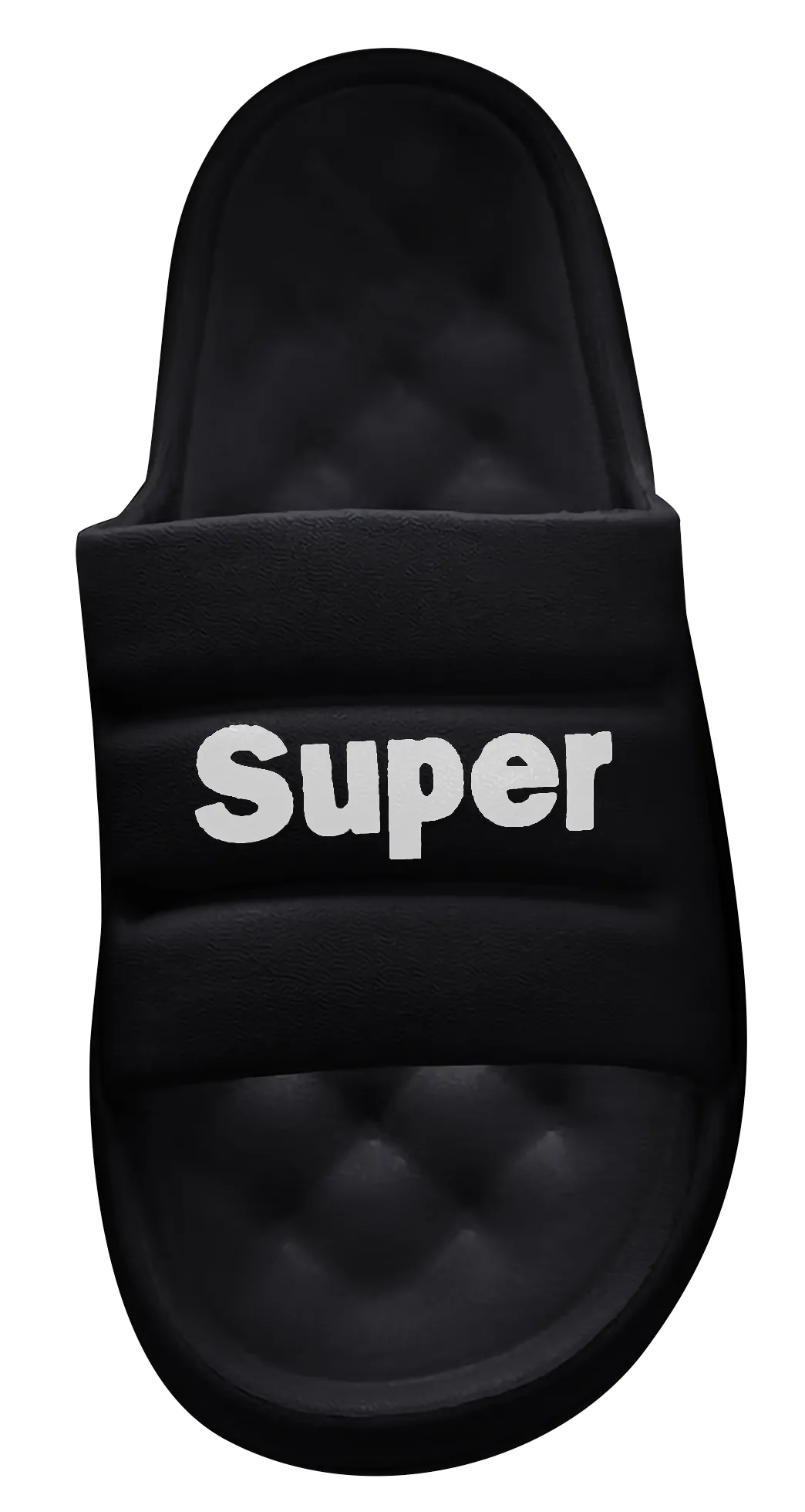 Chancla negra super blanco 36 a 41